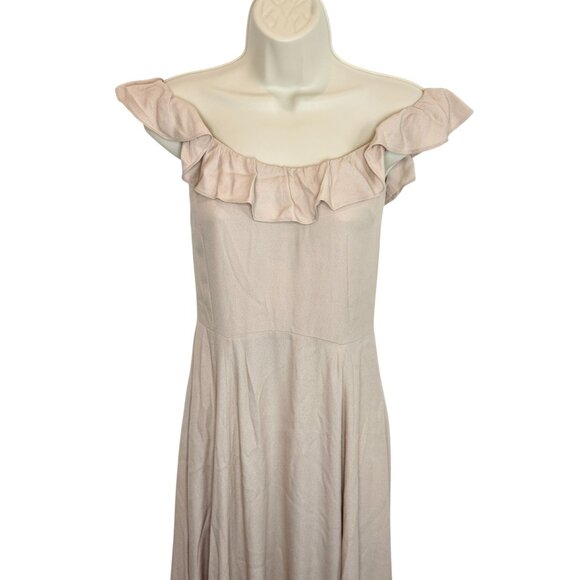 Reformation Verbena Maxi Gown in Blush Pink - Size XS - Picture 4 of 10